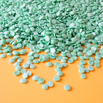 Green Pearl Quin Sprinkles
