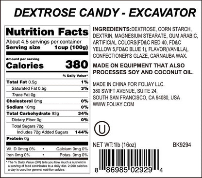 Excavator Candy Sprinkles