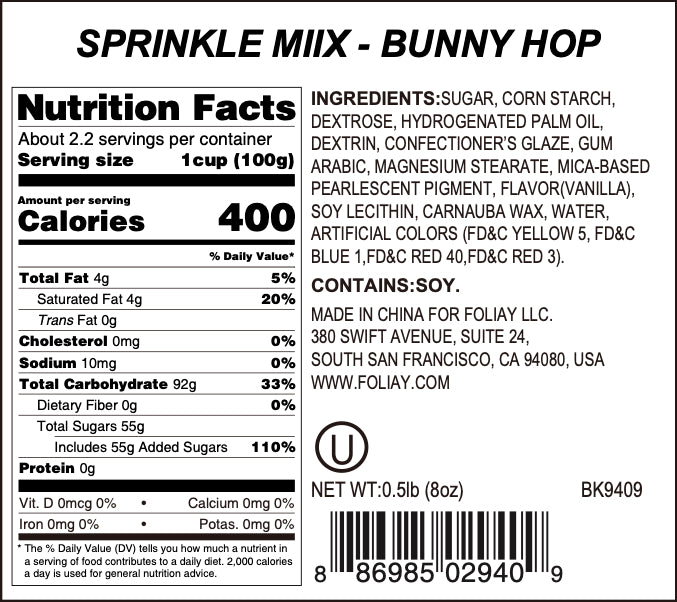 Bunny Hop Sprinkle Mix