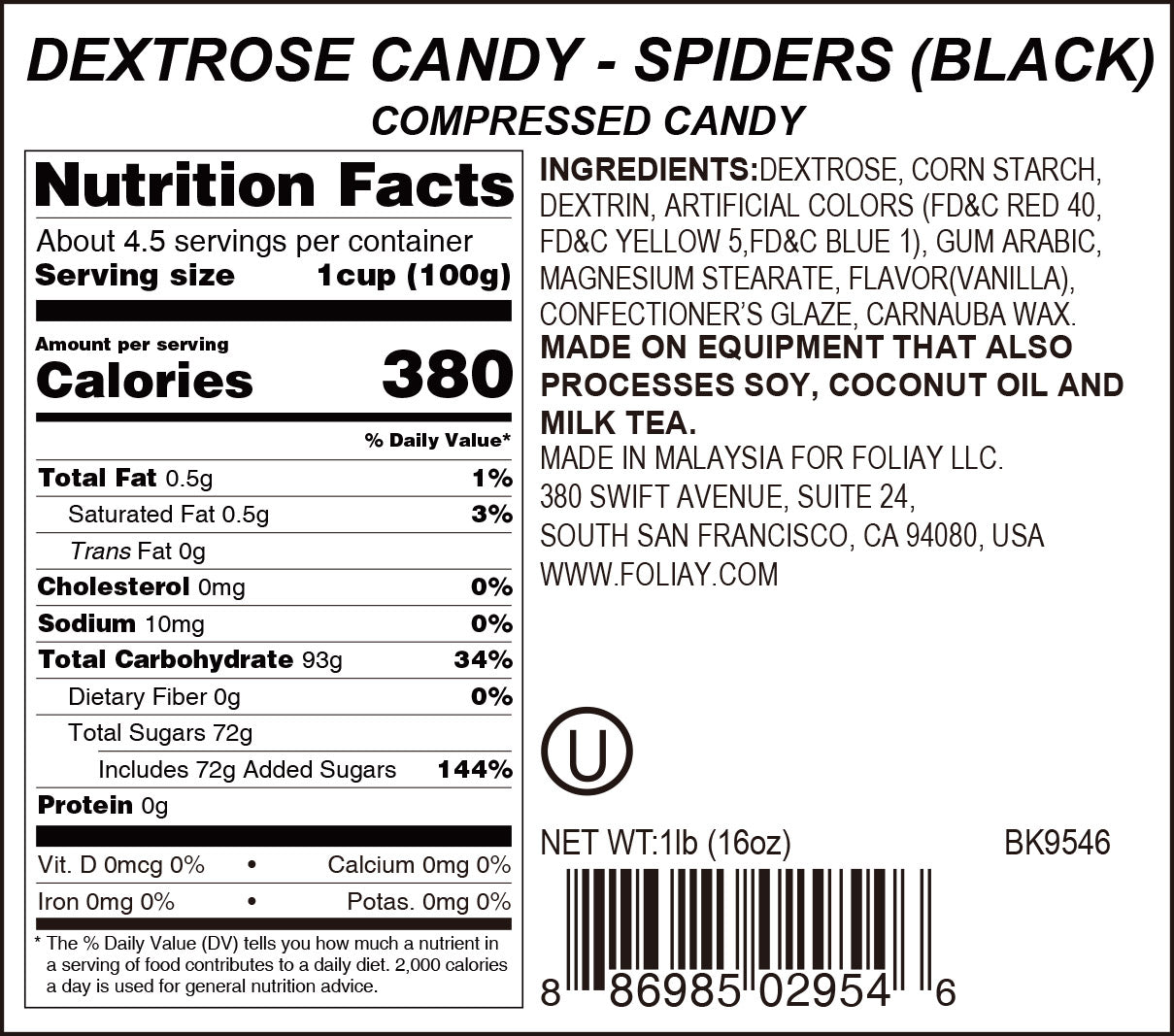 Spider Candy Sprinkle