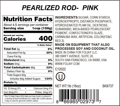 Pink Pearlized Rod
