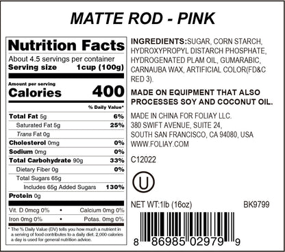 Pink Matte Rod