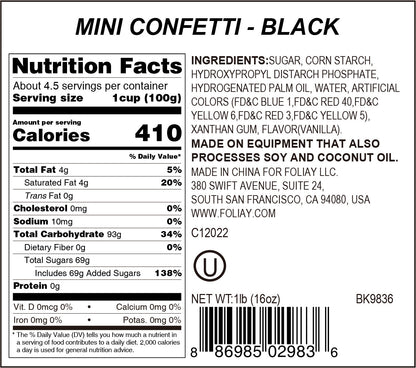 Black Quin Sprinkles