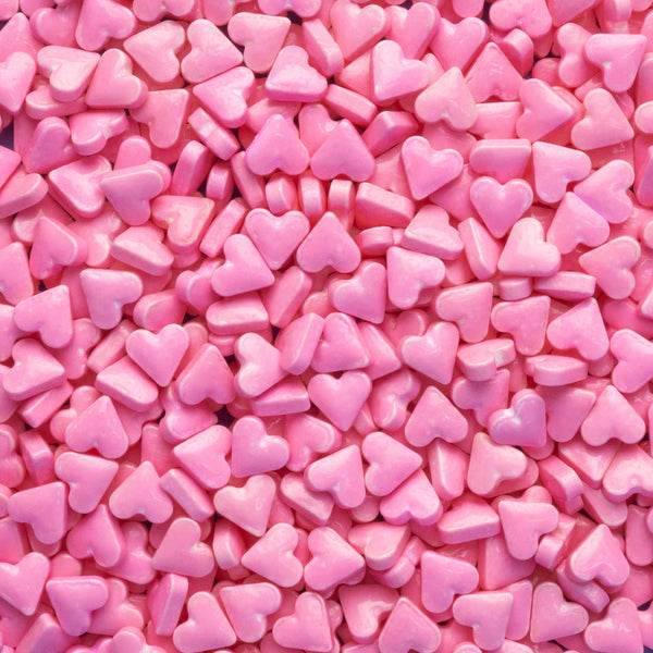 Pink Heart Candy Sprinkles