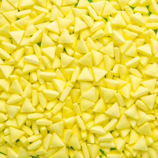 Yellow Triangle Candy Sprinkles