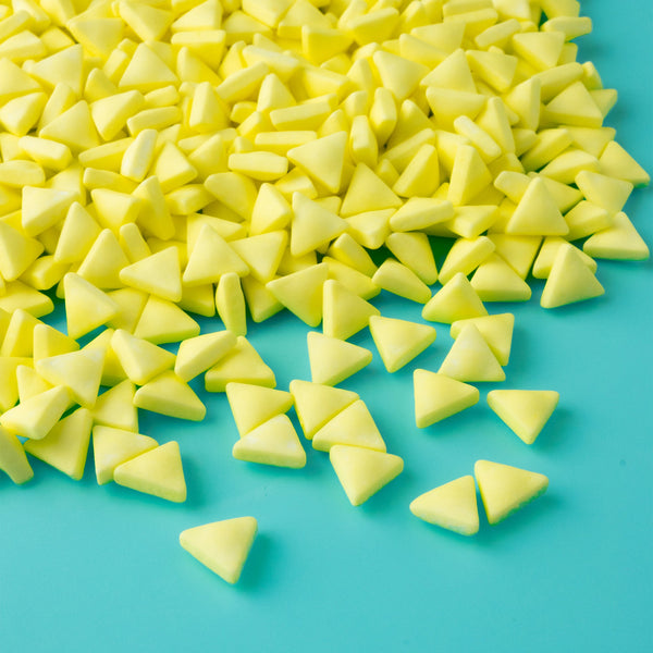 Yellow Triangle Candy Sprinkles