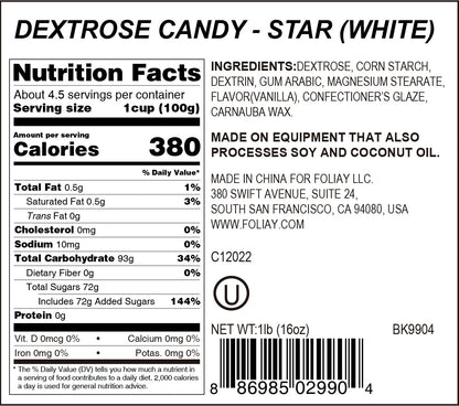White Star Candy Sprinkles