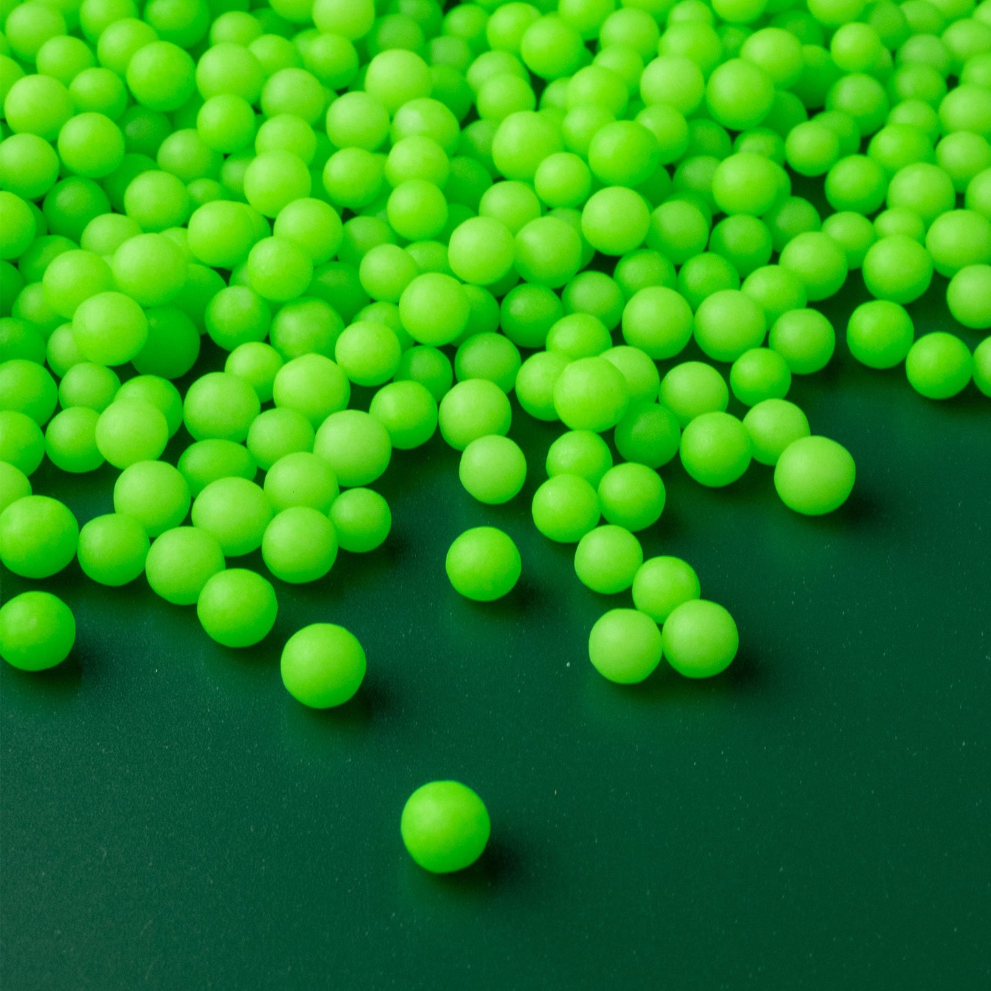 Neon Green Glow In The Dark Sugar Pearls