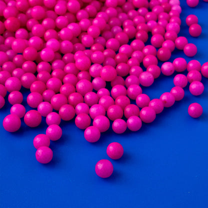 Neon Hot Pink Glow In The Dark Sugar Pearls