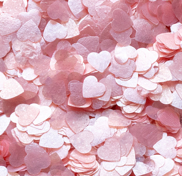 Edible Sequins Pink Heart