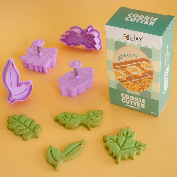 Rainforest Cookie Cutters - Set of 4