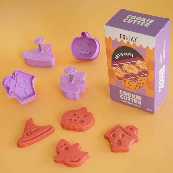 Happy Halloween Cookie Cutters - Set of 4