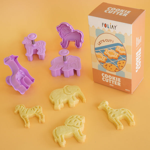 Zoo Cookie Cutters - Set of 4