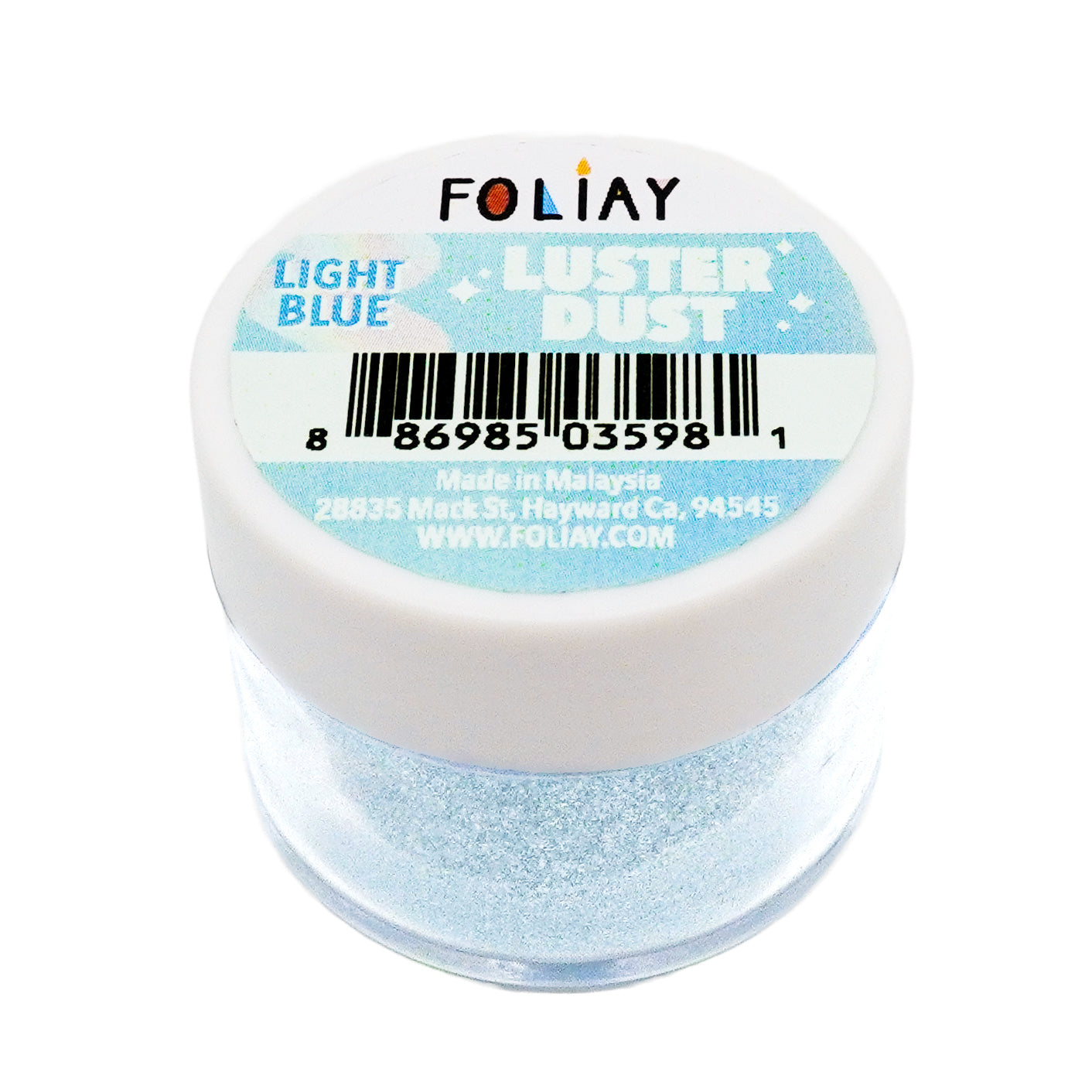 Light Blue Glitter Paint Powder – FOLIAY WHOLESALE