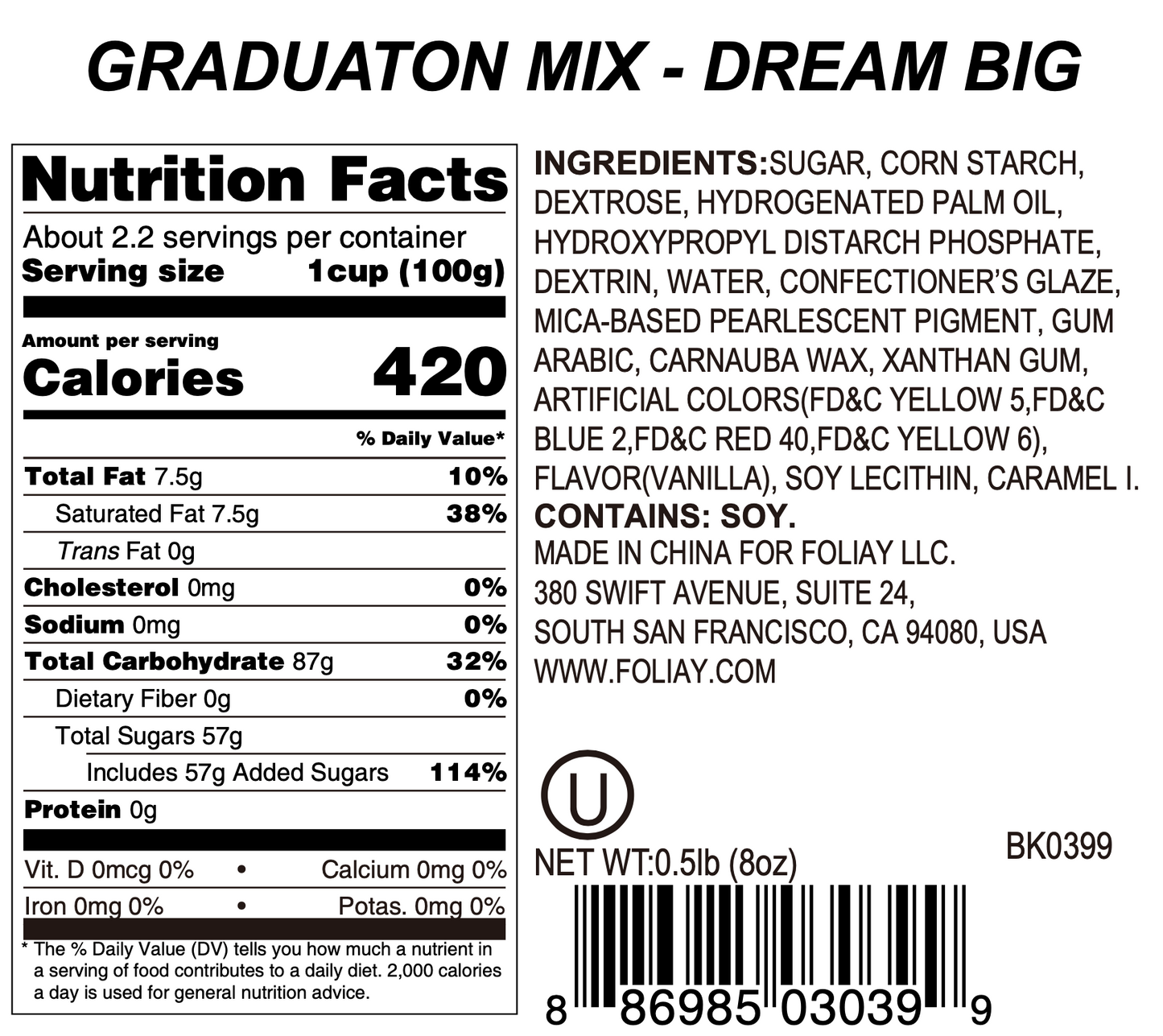 Dream Big Sprinkle Mix