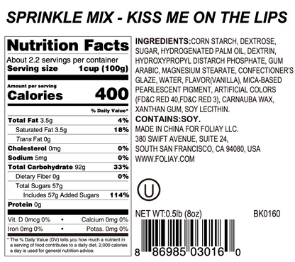 Kiss Me On The Lips Sprinkle Mix