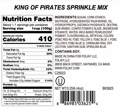 King of Pirates Sprinkle Mix