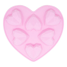 Load image into Gallery viewer, Geo Heart Silicone Mold
