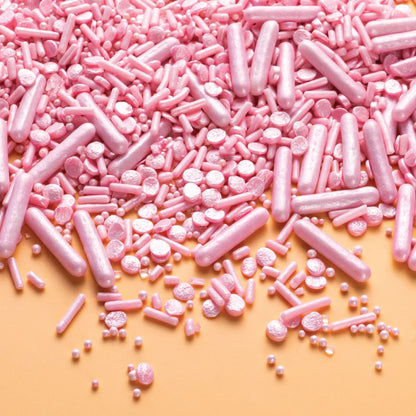 Pearly Pink Sprinkle Mix