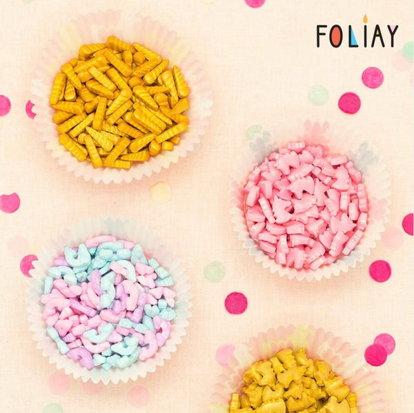 Gold Unicorn Horns Candy Sprinkles