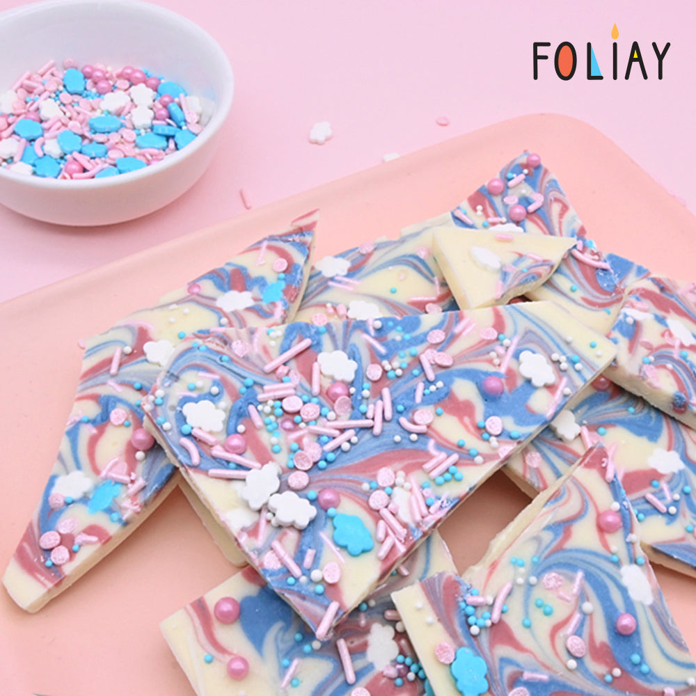 Pink Pearlized Jimmies Sprinkles